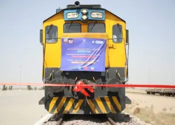 Iran-China freight train relaunched at Aprin Dry Port